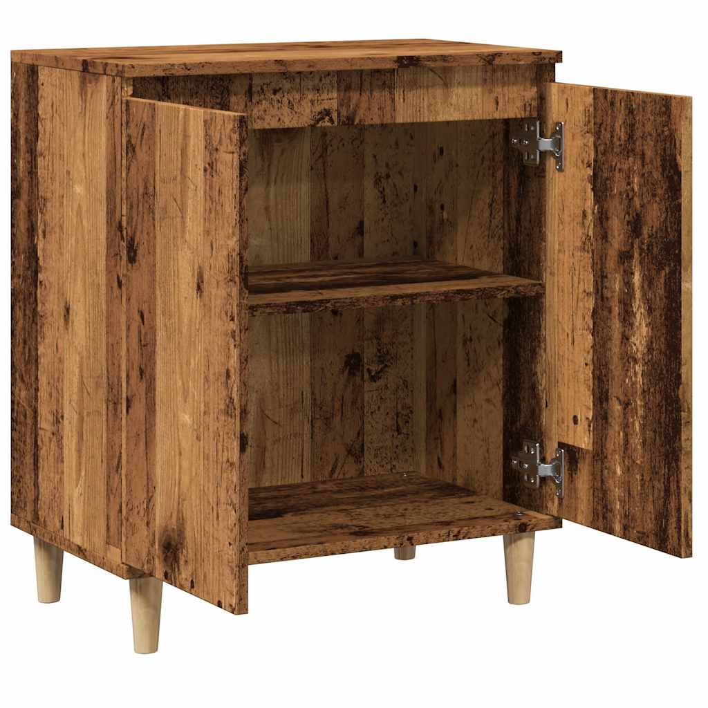 Buffet vieux bois 60x35x70 cm bois d'ingénierie