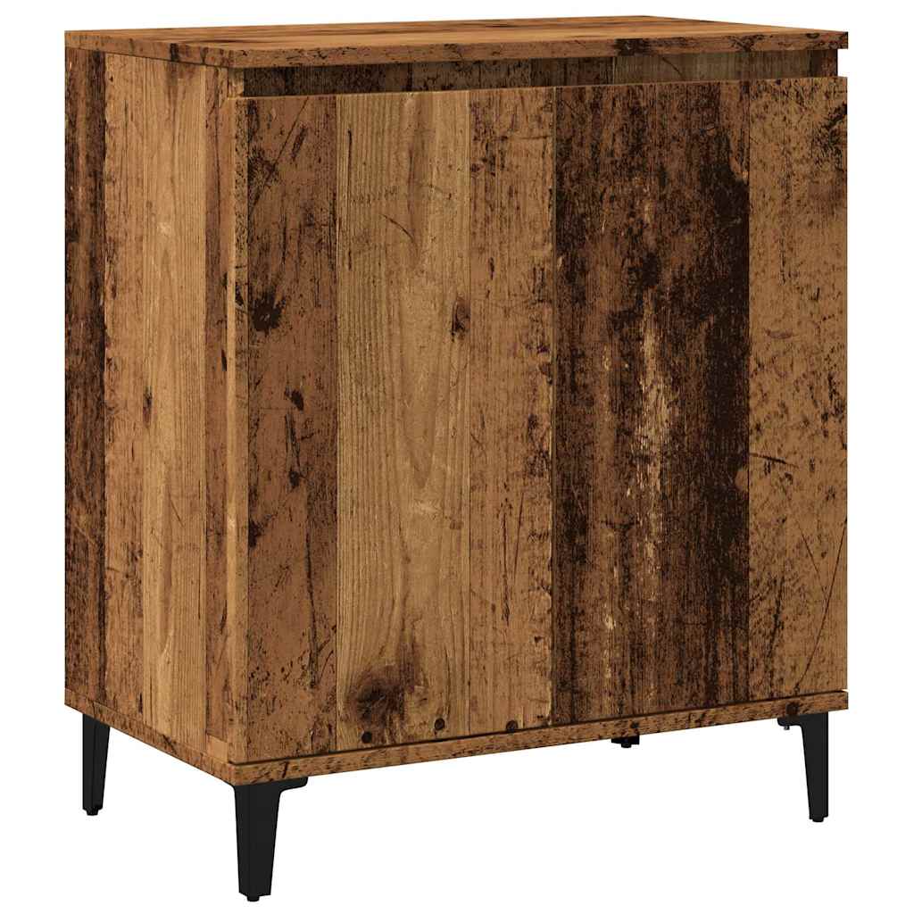 Buffet vieux bois 60x35x70 cm bois d'ingénierie