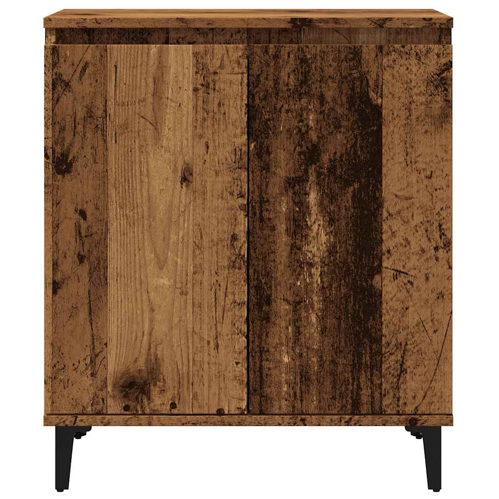 Buffet vieux bois 60x35x70 cm bois d'ingénierie