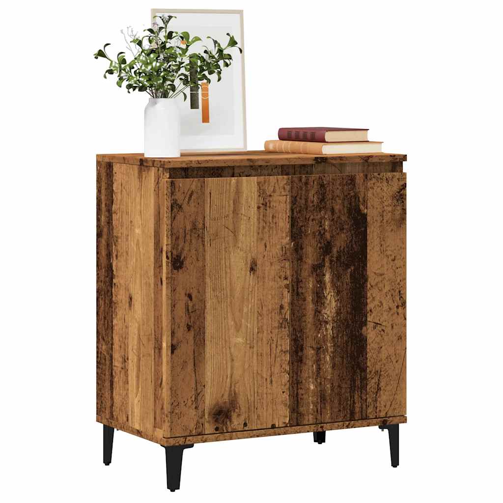 Buffet vieux bois 60x35x70 cm bois d'ingénierie