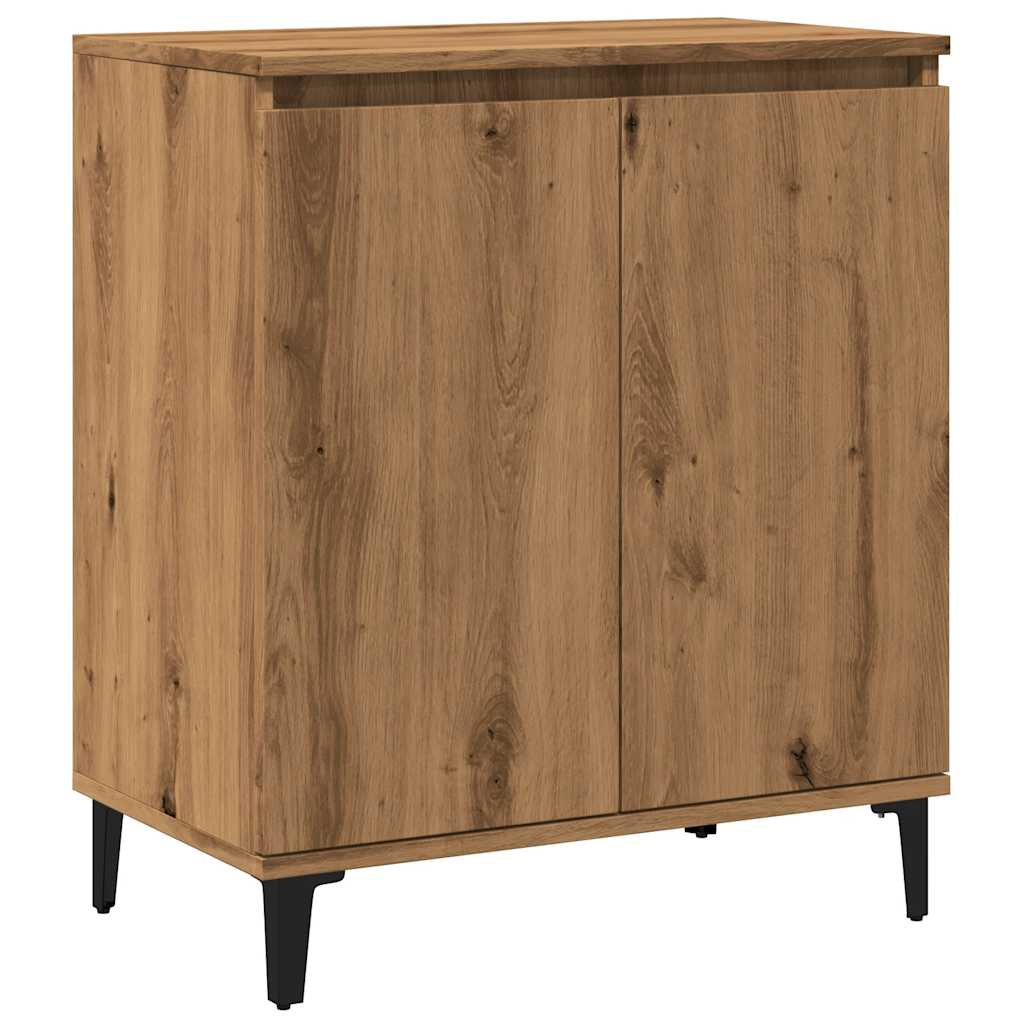 Handcrafted oak sideboard 60x35x70 cm engineered wood