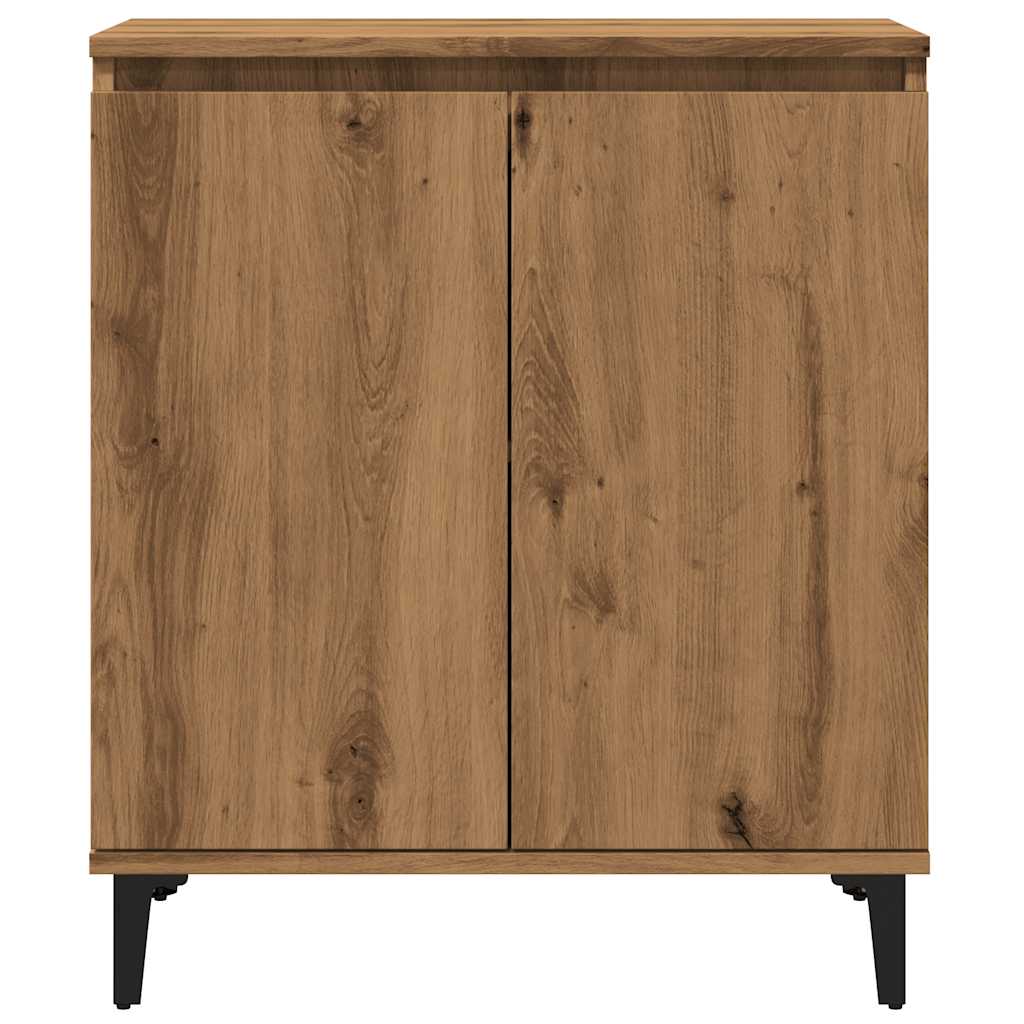 Handcrafted oak sideboard 60x35x70 cm engineered wood