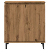 Handcrafted oak sideboard 60x35x70 cm engineered wood