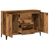 Buffet vieux bois 102x35x70 cm bois d'ingénierie