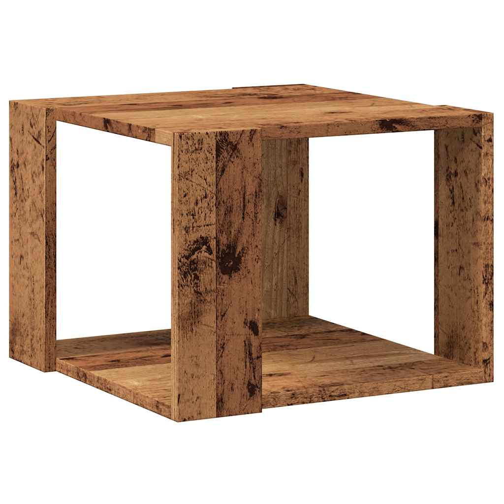 Altholz-Couchtisch 40x40x30 cm, Holzwerkstoff