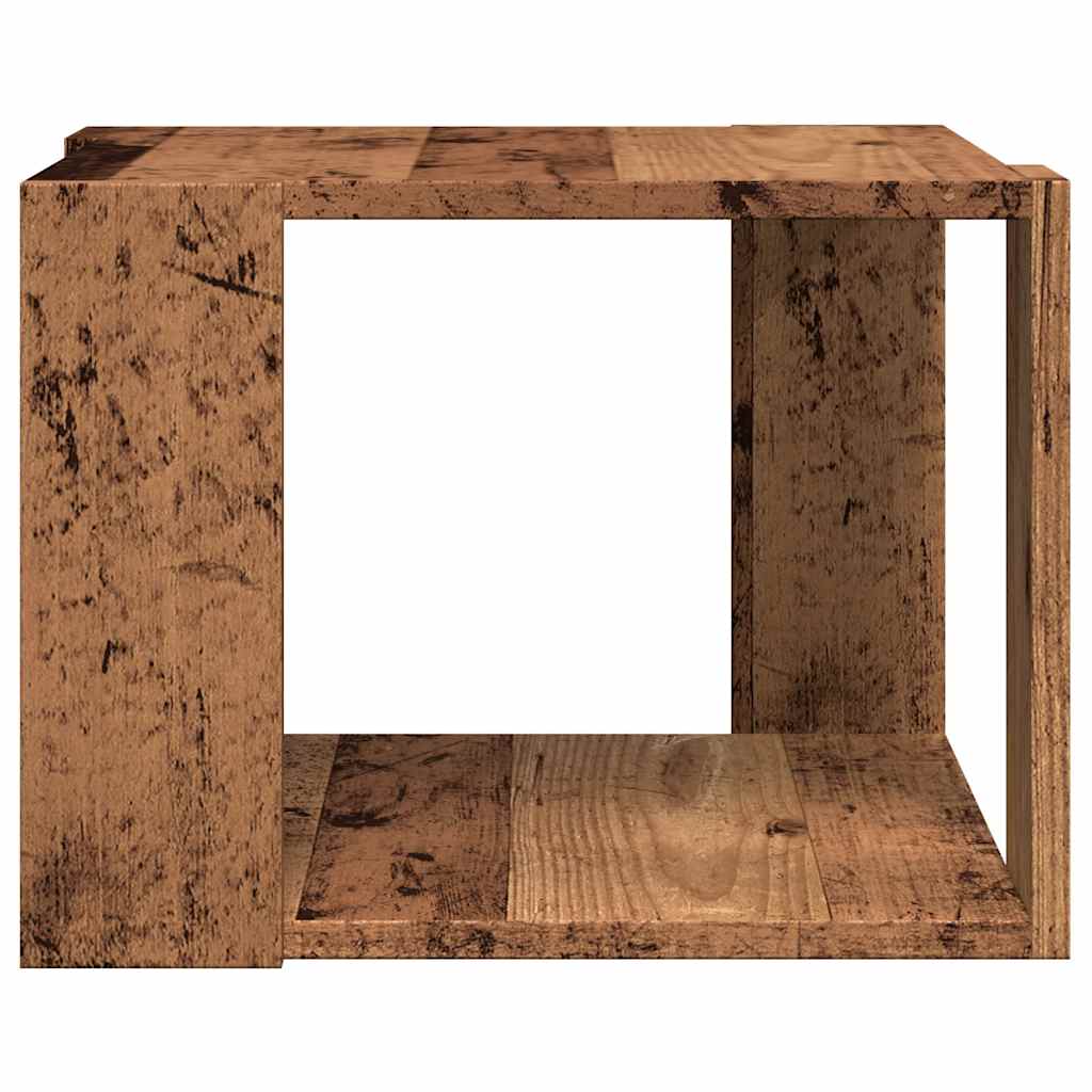 Altholz-Couchtisch 40x40x30 cm, Holzwerkstoff