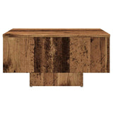 Table basse vieux bois 60x60x31,5 cm bois d'ingénierie