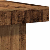 Table basse vieux bois 90x90x28 cm bois d'ingénierie