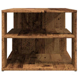 Table d'appoint vieux bois 100x50x40 cm bois d'ingénierie