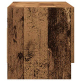 Garde-robe vieux bois 70x32,5x35 cm bois d'ingénierie