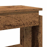 Table console vieux bois 80 x 30 x 80 cm bois d'ingénierie