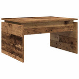 Table basse vieux bois 68x50x38 cm bois d'ingénierie