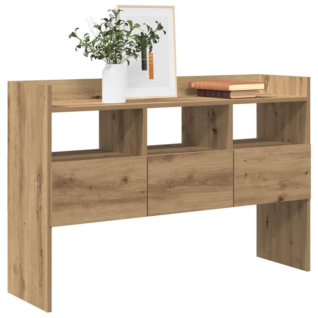 Handcrafted oak sideboard 105x30x70 cm engineered wood