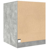 Meuble pour machine à laver Gris béton 70,5x71,5x91,5 cm