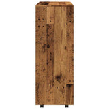 Garde-robe vieux bois 80x40x110 cm bois d'ingénierie