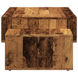 Table basse vieux bois 105x55x32 cm bois d'ingénierie