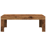 Table basse vieux bois 102x50x35 cm bois d'ingénierie