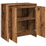 Buffet vieux bois 70x41x75 cm bois d'ingénierie