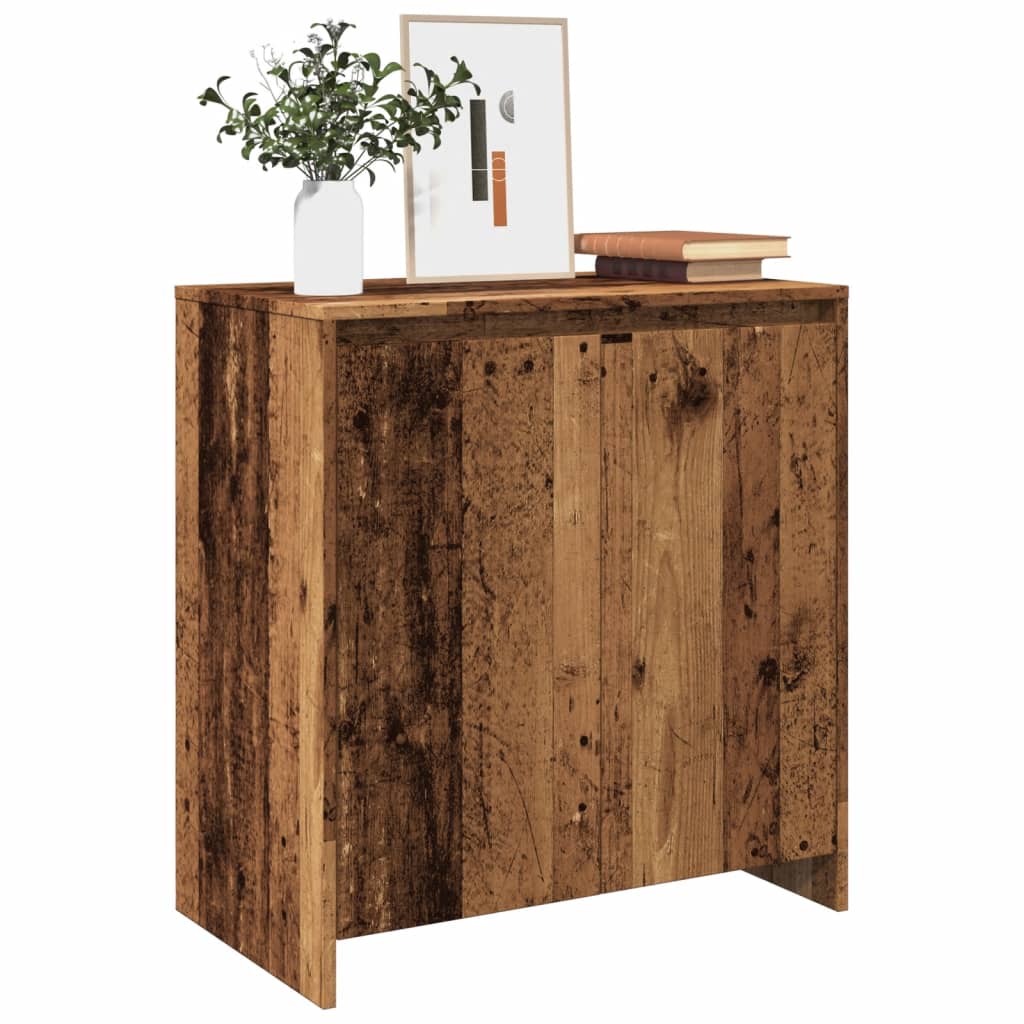 Buffet vieux bois 70x41x75 cm bois d'ingénierie