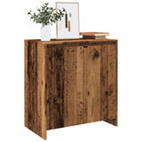 Buffet vieux bois 70x41x75 cm bois d'ingénierie