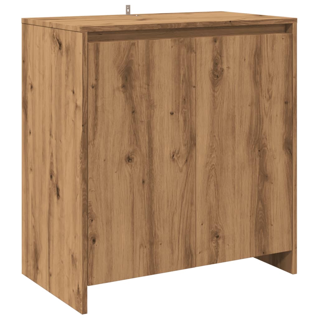 Buffet chêne artisanal 70x41x75 cm bois d'ingénierie