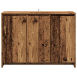 Buffet vieux bois 102x33x75 cm bois d'ingénierie