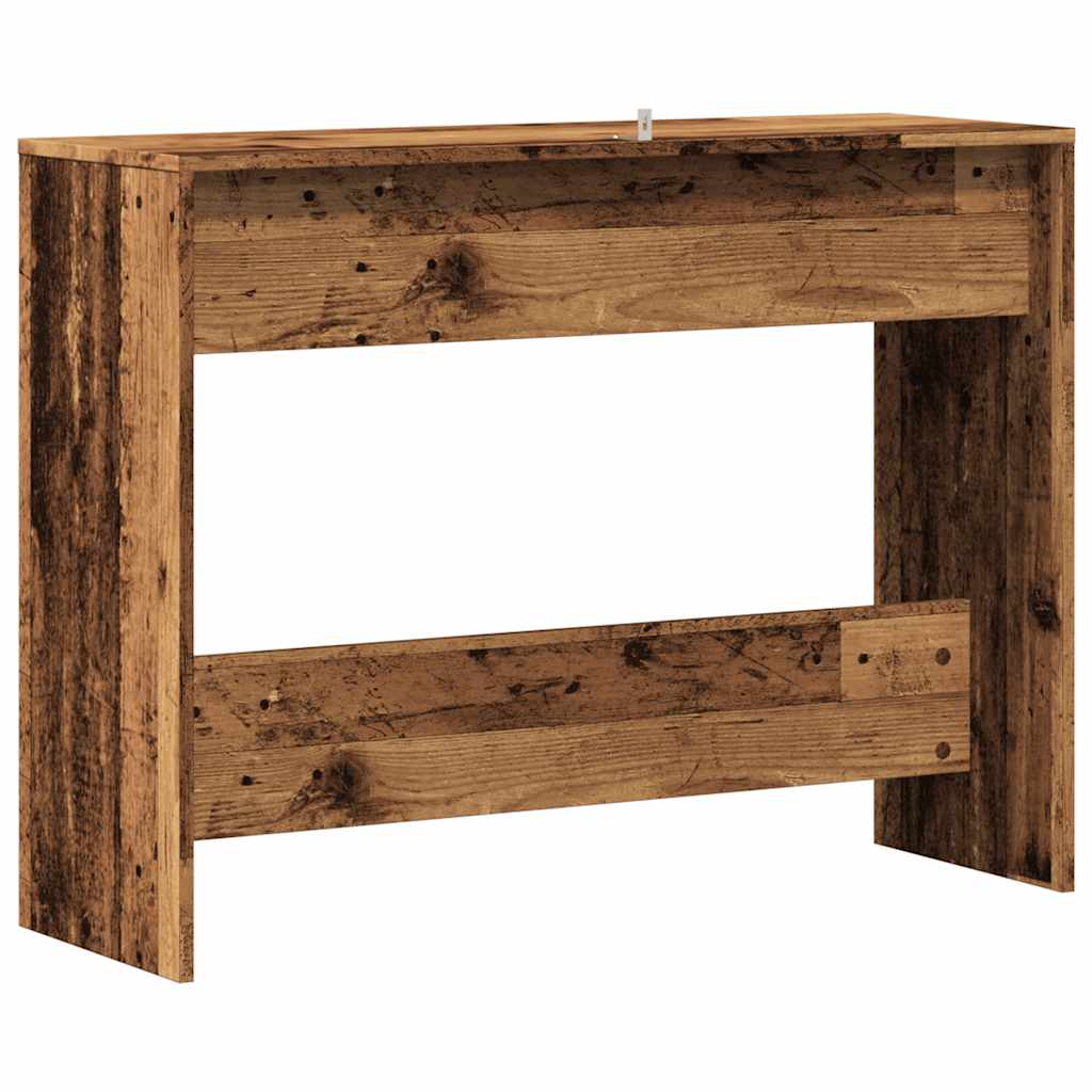 Console table old wood 100x35x76.5 cm engineered wood