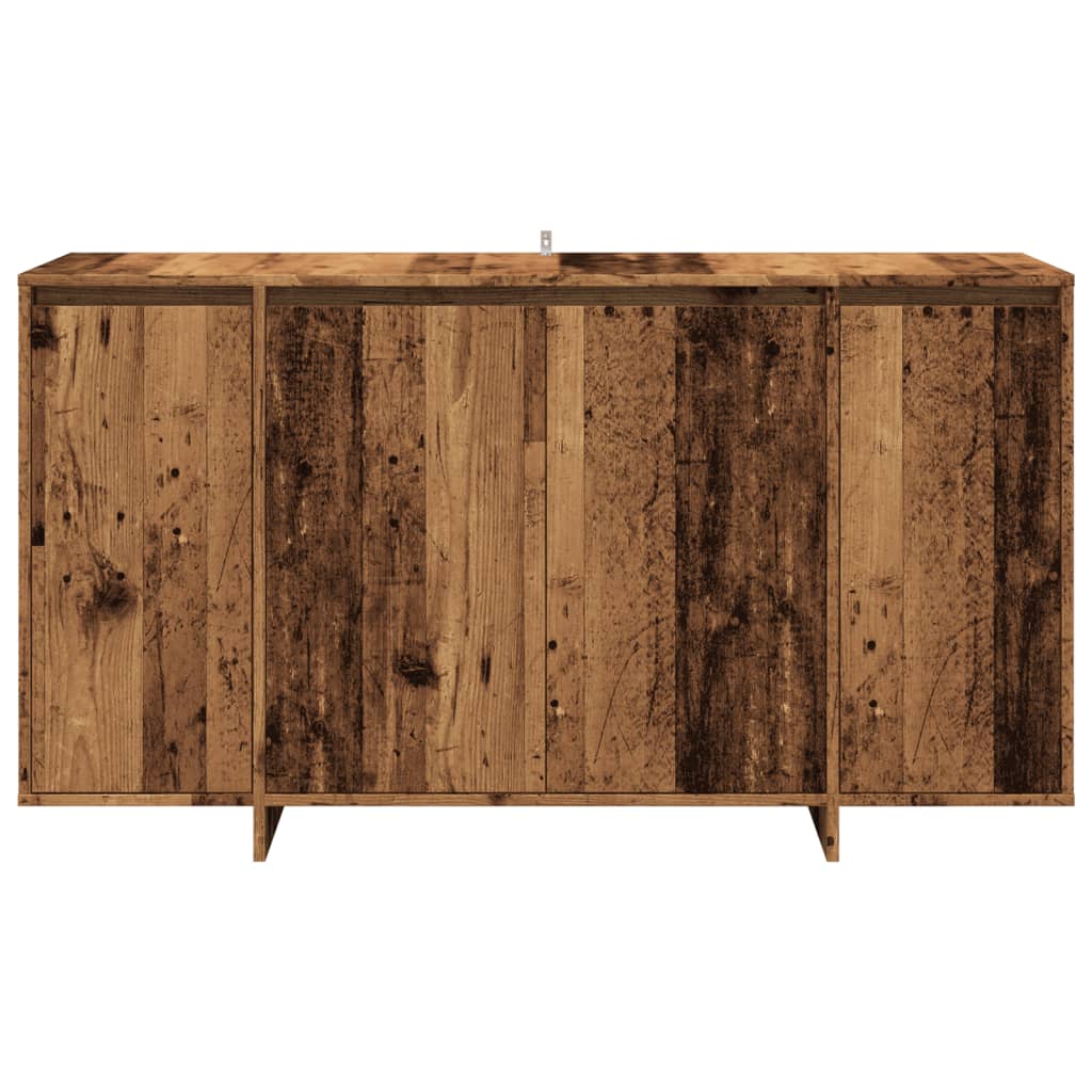 Buffet vieux bois 135x41x75 cm bois d'ingénierie