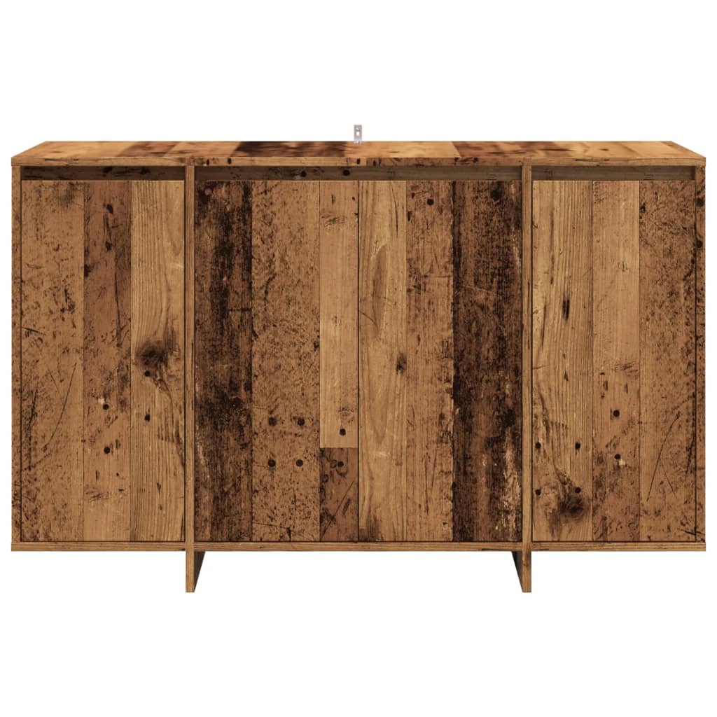 Buffet vieux bois 120x41x75 cm bois d'ingénierie