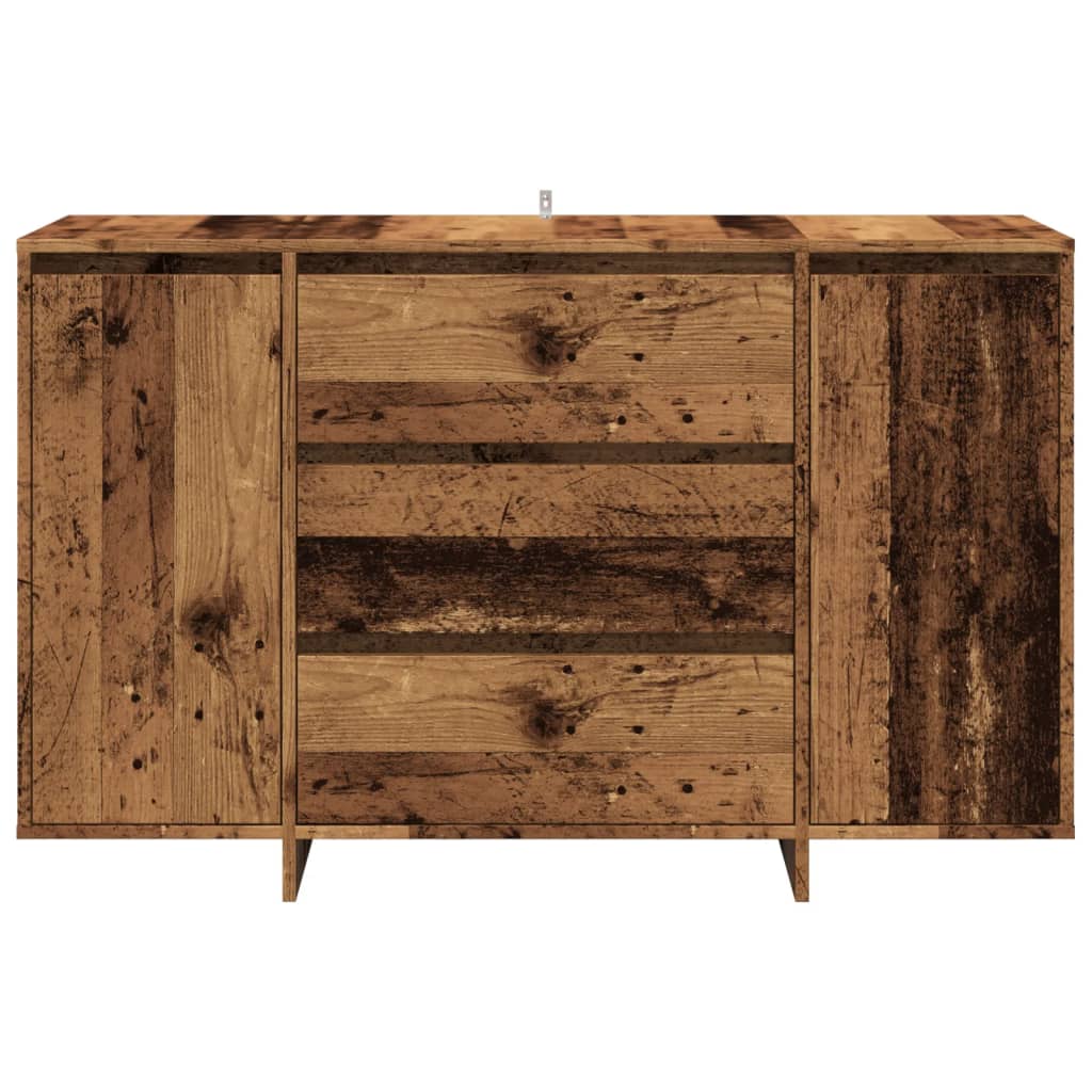 Buffet vieux bois 120x41x75 cm bois d'ingénierie