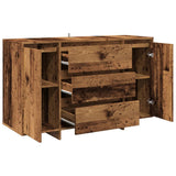 Buffet vieux bois 120x41x75 cm bois d'ingénierie