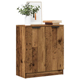 Buffet vieux bois 60x30x70 cm bois d'ingénierie