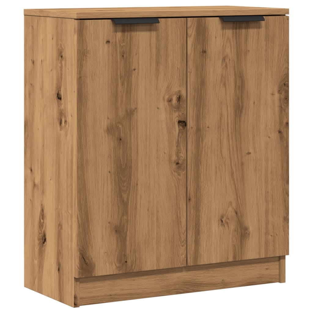 Handcrafted oak sideboard 60x30x70 cm engineered wood