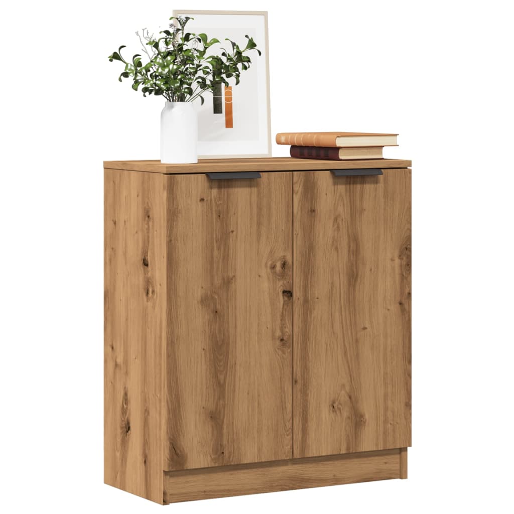 Handcrafted oak sideboard 60x30x70 cm engineered wood