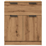 Handcrafted oak sideboard 60x30x70 cm engineered wood