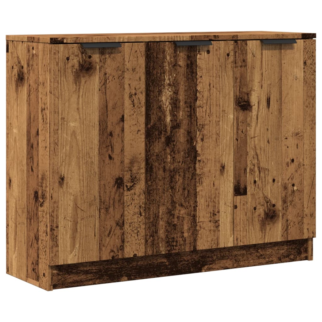 Buffet vieux bois 90,5x30x70 cm bois d'ingénierie