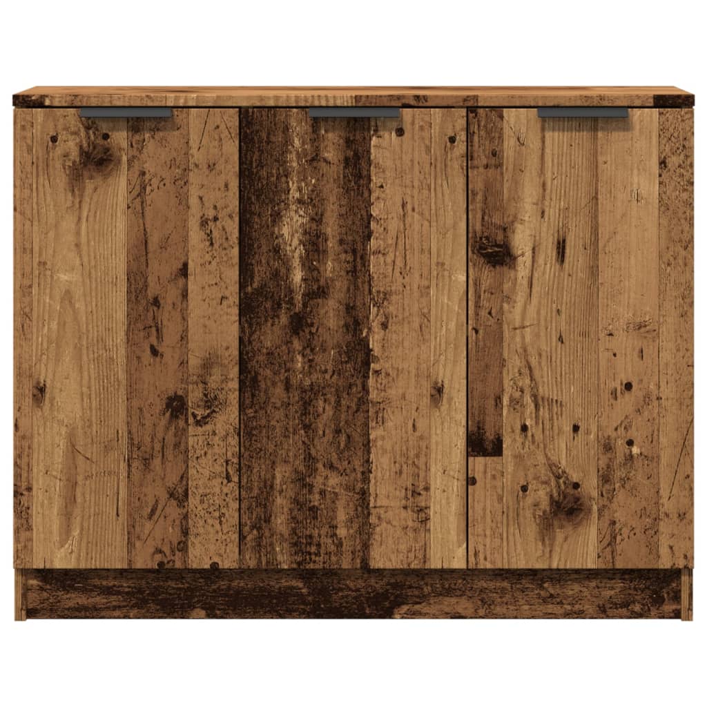 Buffet vieux bois 90,5x30x70 cm bois d'ingénierie