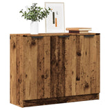 Buffet vieux bois 90,5x30x70 cm bois d'ingénierie