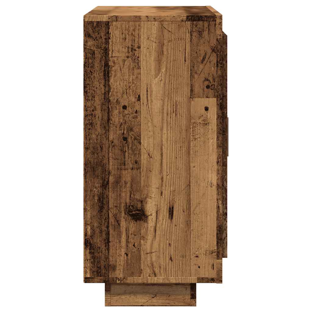 Buffet vieux bois 92x35x75 cm bois d'ingénierie