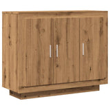 Handcrafted oak sideboard 92x35x75 cm engineered wood