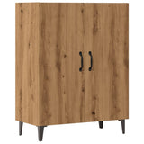 Buffet chêne artisanal 70x34x90 cm bois d'ingénierie