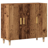 Buffet vieux bois 90x34x80 cm bois d'ingénierie