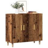 Buffet vieux bois 90x34x80 cm bois d'ingénierie