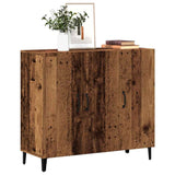 Buffet vieux bois 90x34x80 cm bois d'ingénierie