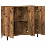 Buffet vieux bois 90x34x80 cm bois d'ingénierie