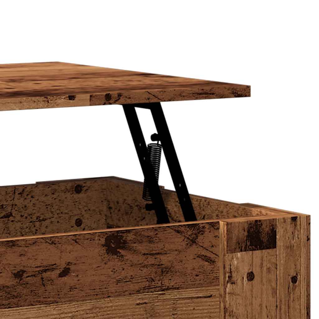 Altholz-Couchtisch 79x49x41 cm, Holzwerkstoff