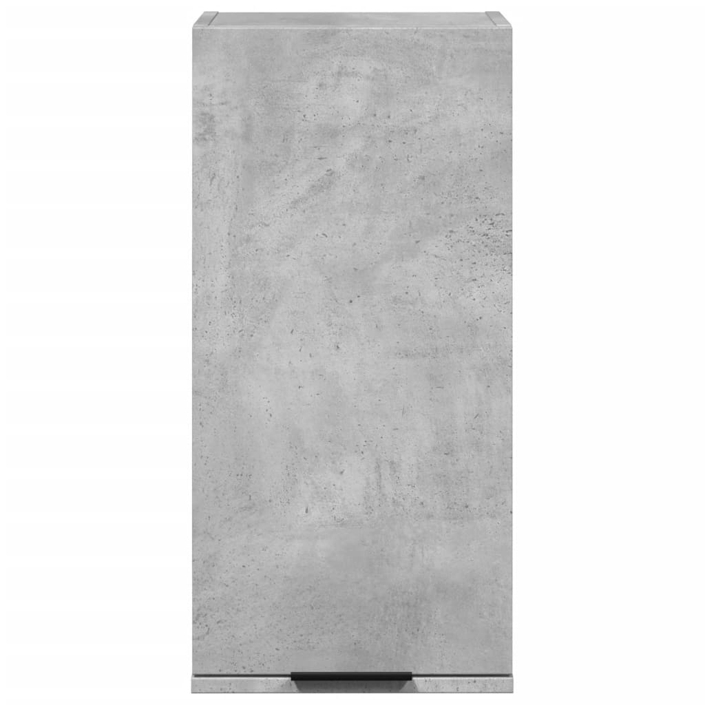 Armoire de salle de bain murale Gris béton 32x20x67 cm