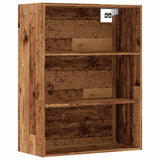 Armoire murale suspendue vieux bois 69,5x32,5x90 cm