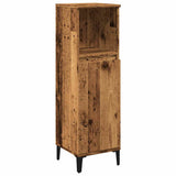 Armoire de salle de bain vieux bois 30x30x100cm bois ingénierie