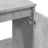 Concrete gray sink cabinet 58x33x60 cm engineered wood